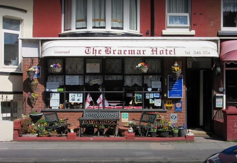 The Braemar Lägenhet Blackpool Exteriör bild